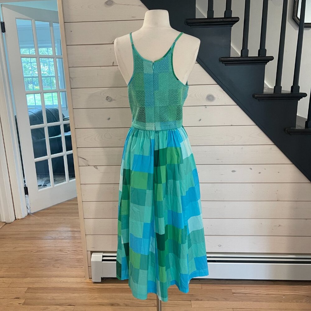 Plenty by Tracy Reese Smocked Halter A-Line Dress Size Large - Picture 8 of 14